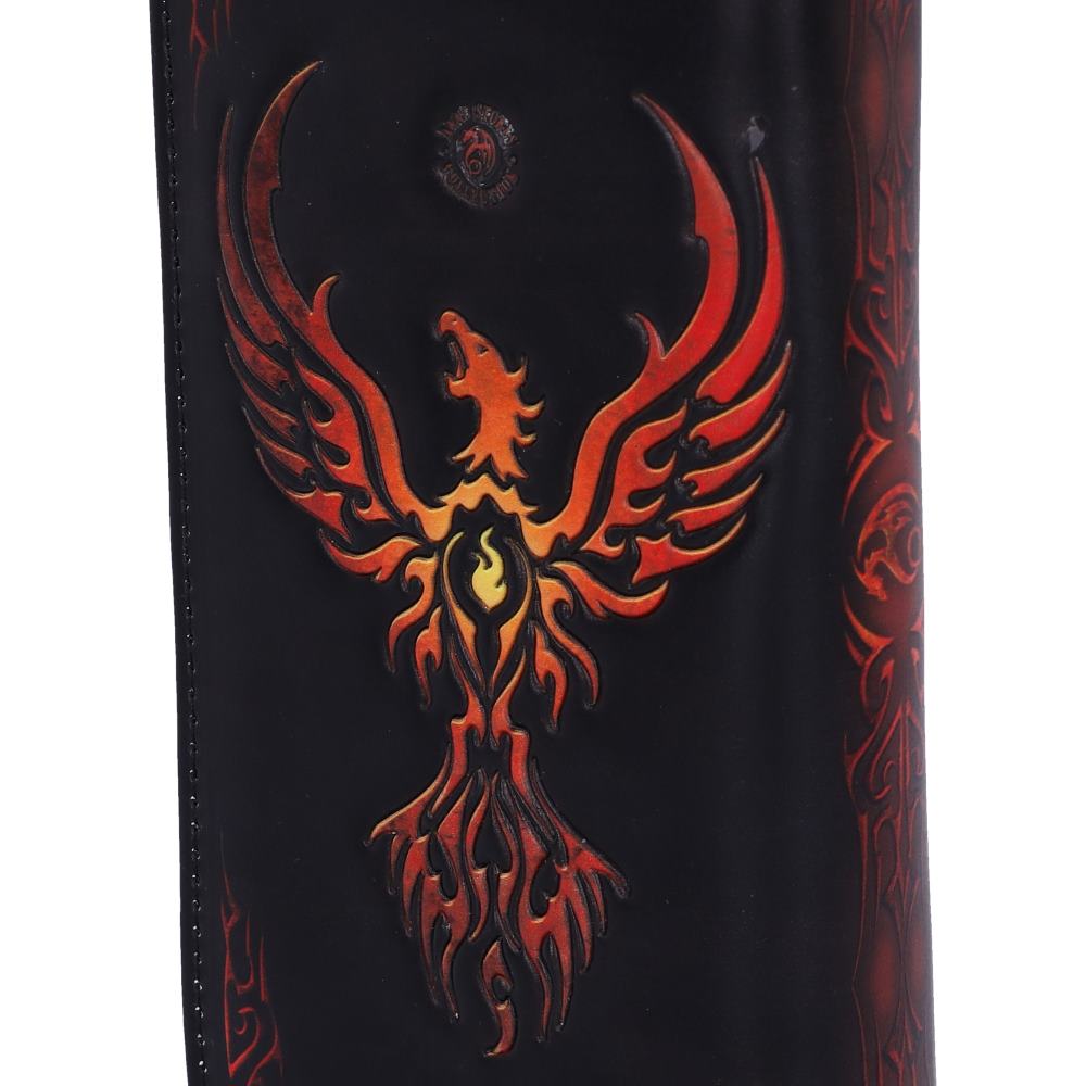 Phoenix Rising Embossed Purse by Anne Stokes 18.5cm