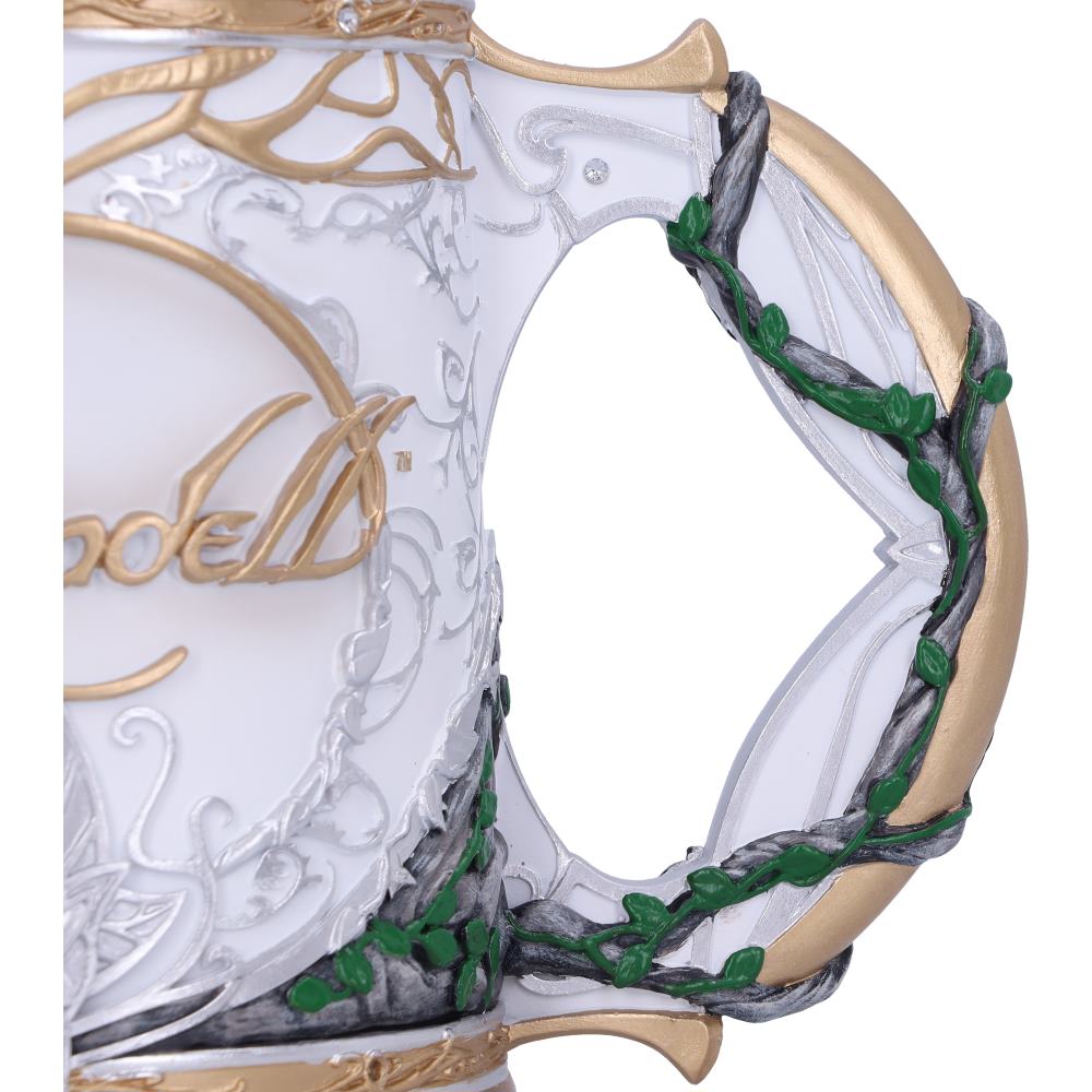 Tree branch handle on Rivendell tankard