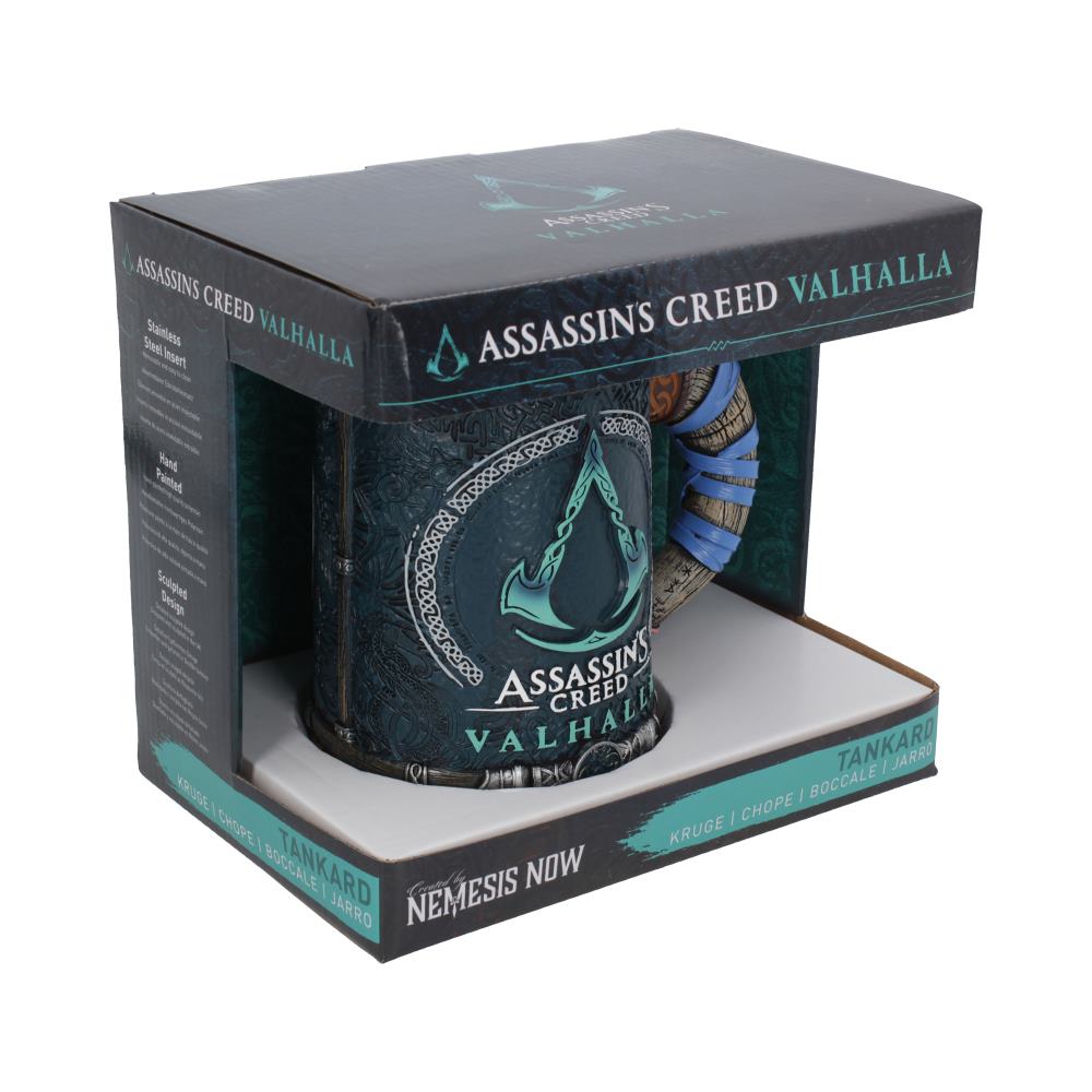 Assassin's Creed Valhalla tankard packaging box