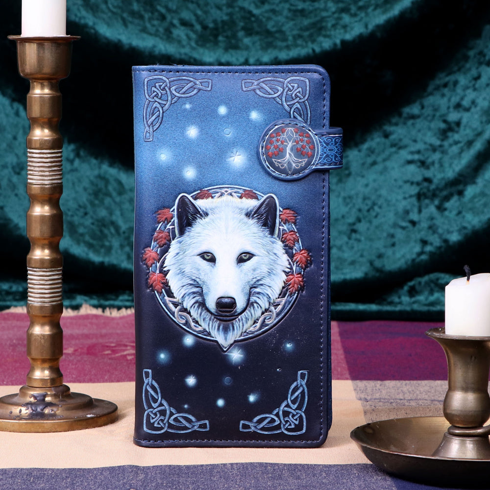 Guardian of the Fall Embossed Purse by Lisa Parker 18.5cm