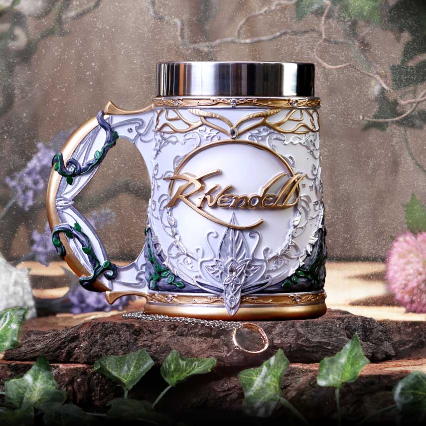 Rivendell tankard display piece inspired by Middle-earth