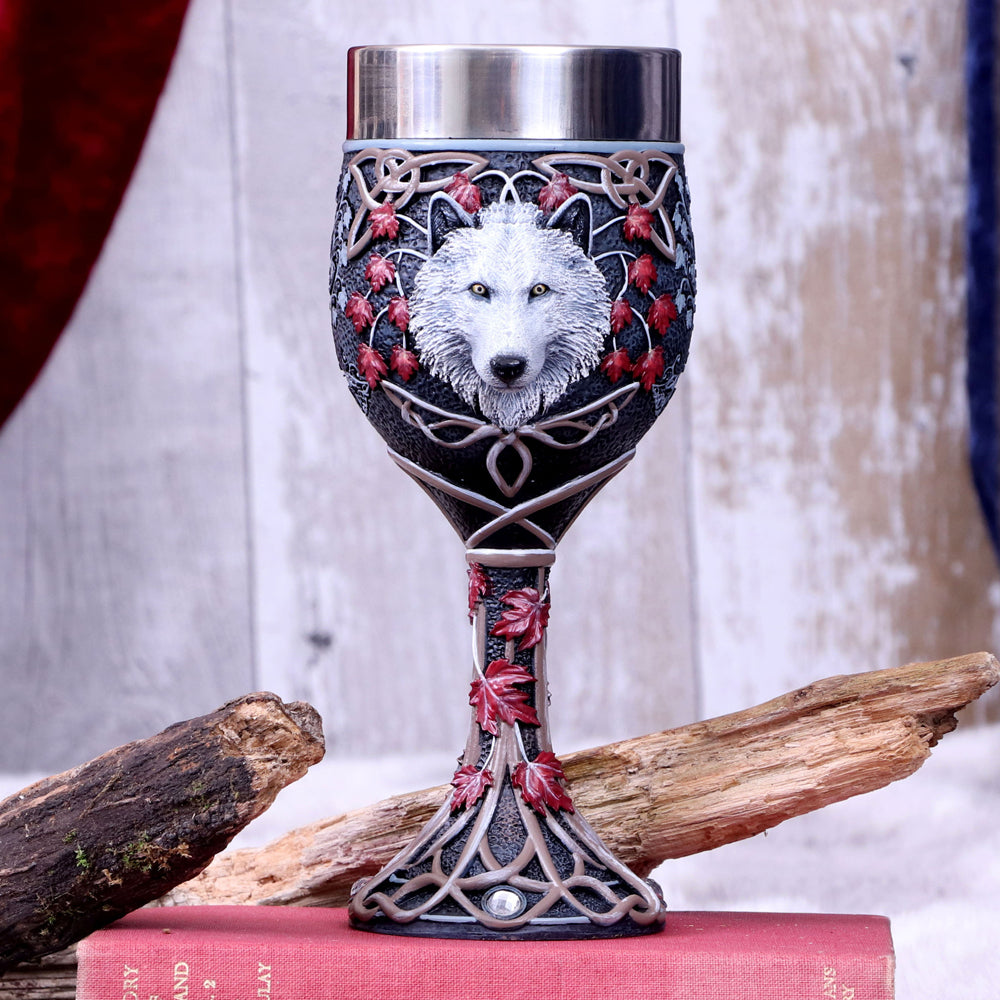 Guardian of the Fall Goblet by Lisa Parker 19.5cm