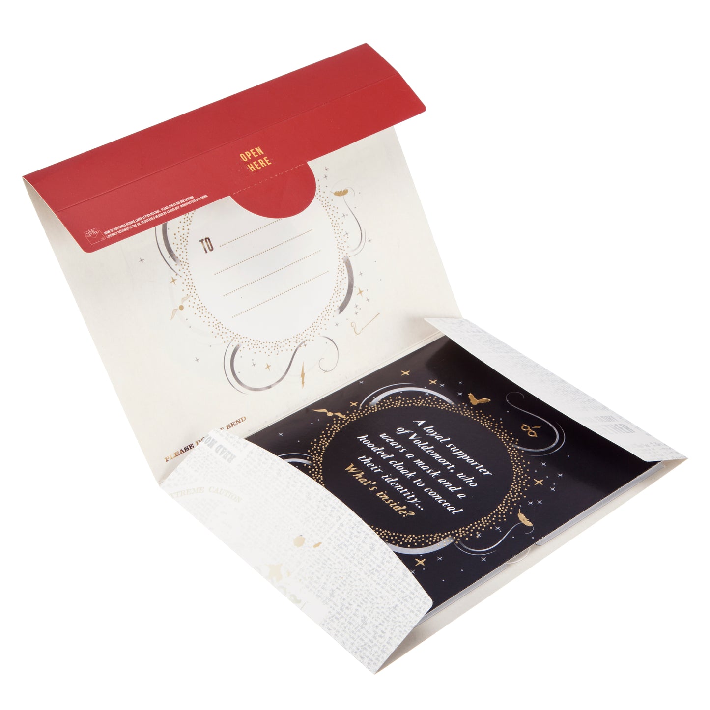 Harry Potter Death Eater Pop Up Card