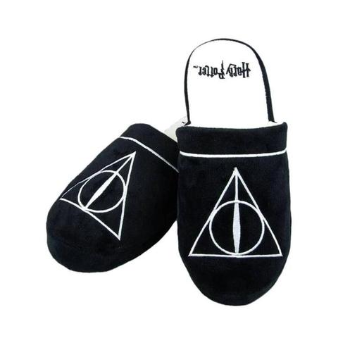 Harry Potter Deathly Hallows Adult Mule Slippers
